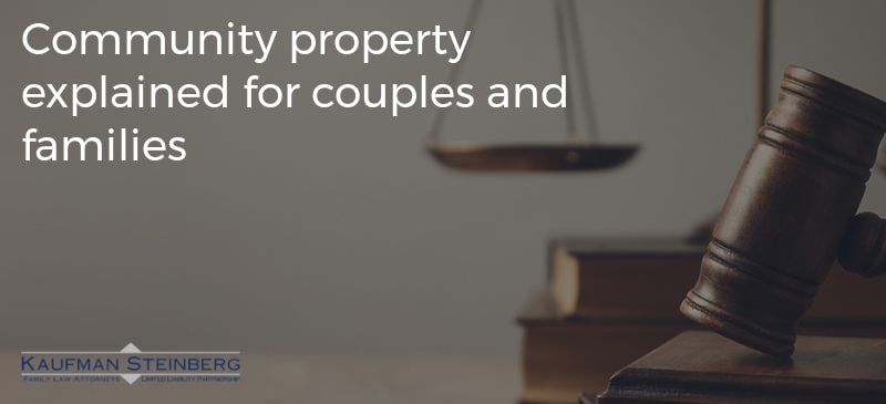 Community property explained for couples and families