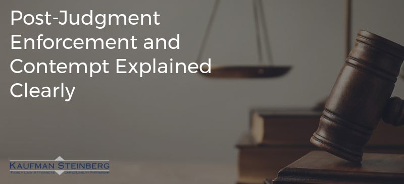 Post-Judgment Enforcement and Contempt Explained Clearly